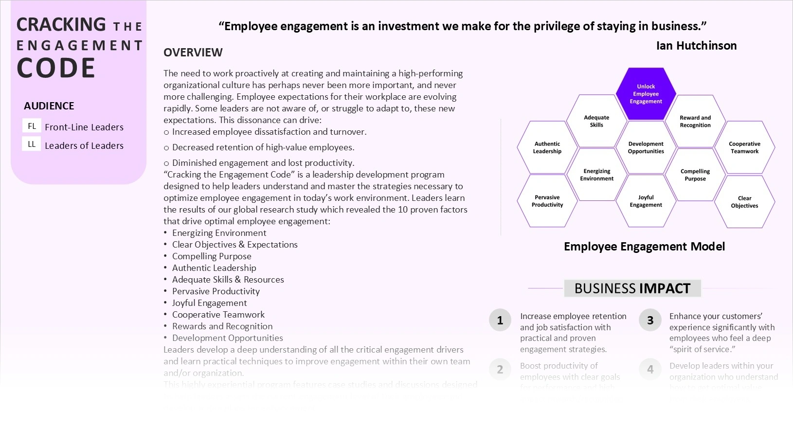 Cracking the Engagement Code